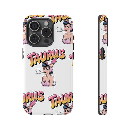 Stylish “Taurus” Phone Case, Cartoon Design