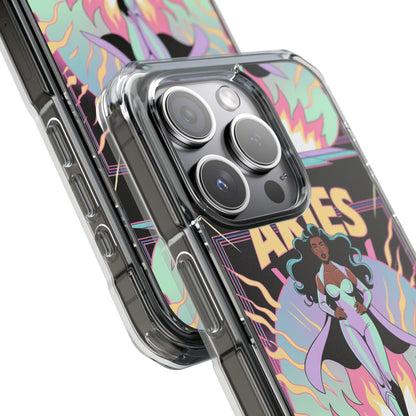 Aries MagSafe Phone Case, Clear Impact Case for Astrology Lovers