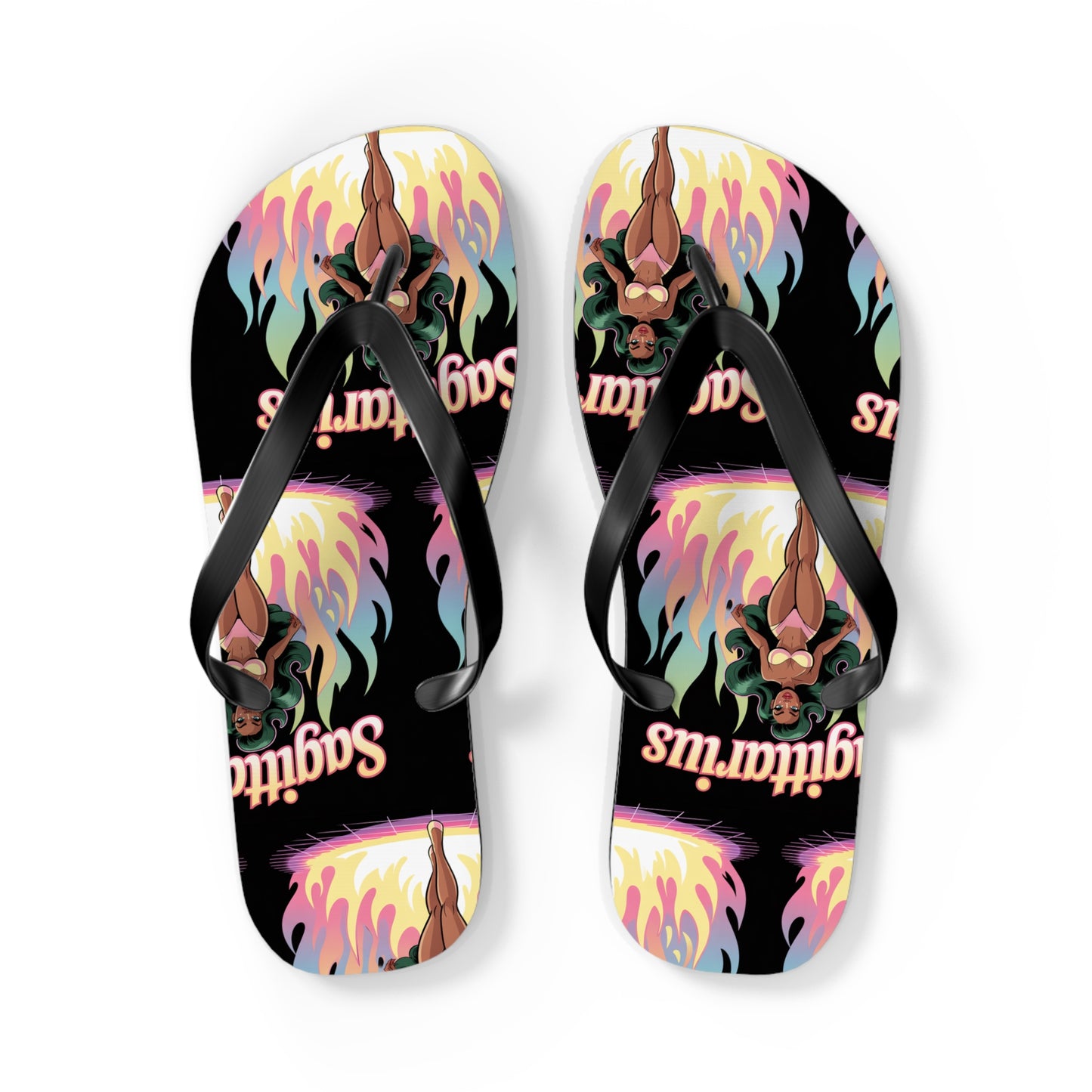 ‘SAGITTARIUS’ Summer Flip Flops - Beach Footwear, Sandals