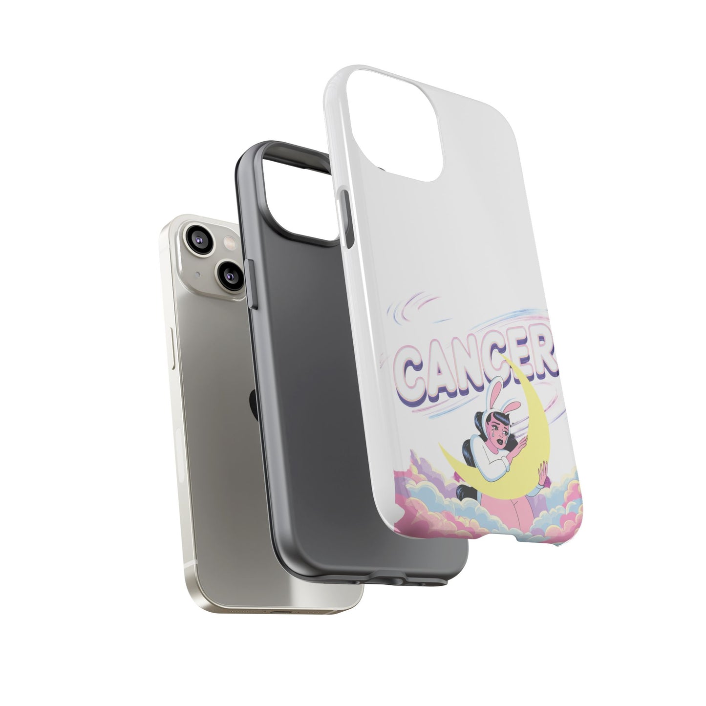 “Cancer” Zodiac Phone Case, Cute Cancer Case, Astrology Phone Cover