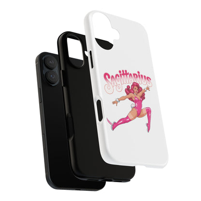 “Sagittarius” phone case Pink Dollar Bill Woman Bunny Costume