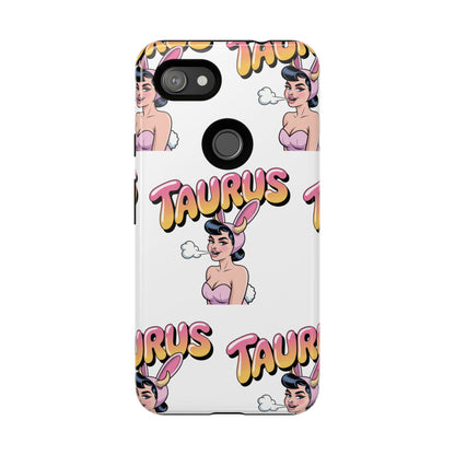 Stylish “Taurus” Phone Case, Cartoon Design