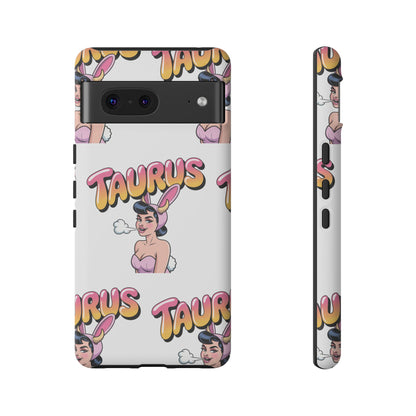 Stylish “Taurus” Phone Case, Cartoon Design