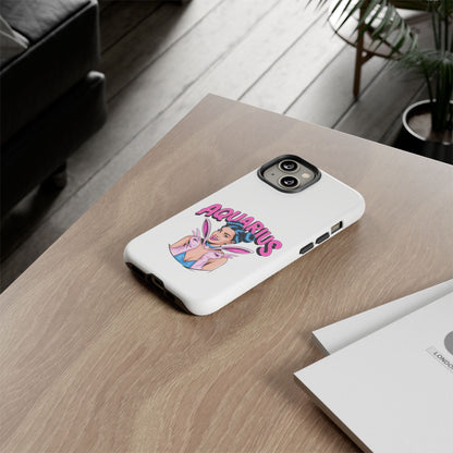 “AQUARIUS” Phone Case with Retro Look