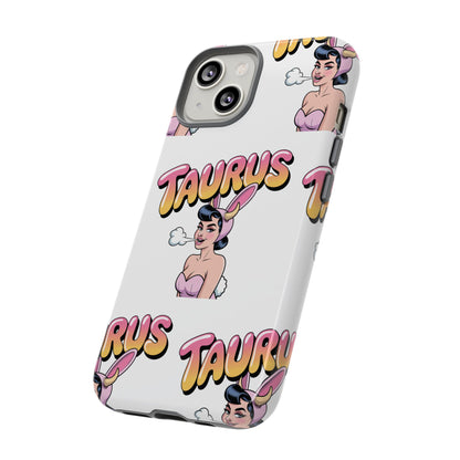 Stylish “Taurus” Phone Case, Cartoon Design