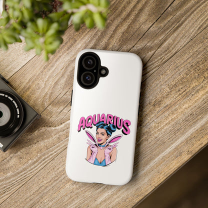 “AQUARIUS” Phone Case with Retro Look