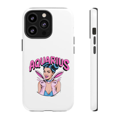 “AQUARIUS” Phone Case with Retro Look