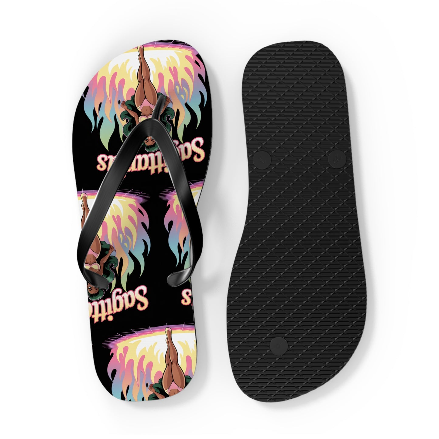 ‘SAGITTARIUS’ Summer Flip Flops - Beach Footwear, Sandals