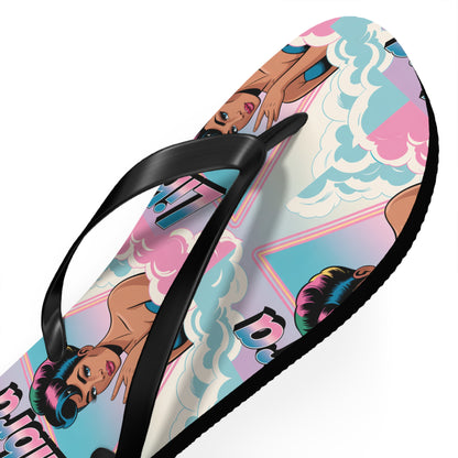 ‘LIBRA’ Flip Flops for Summer Fun, Vacation Footwear, Pool Party Essentials