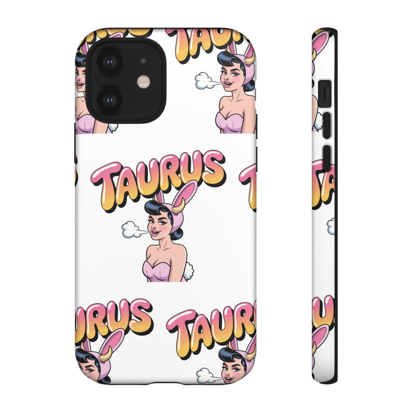 Stylish “Taurus” Phone Case, Cartoon Design