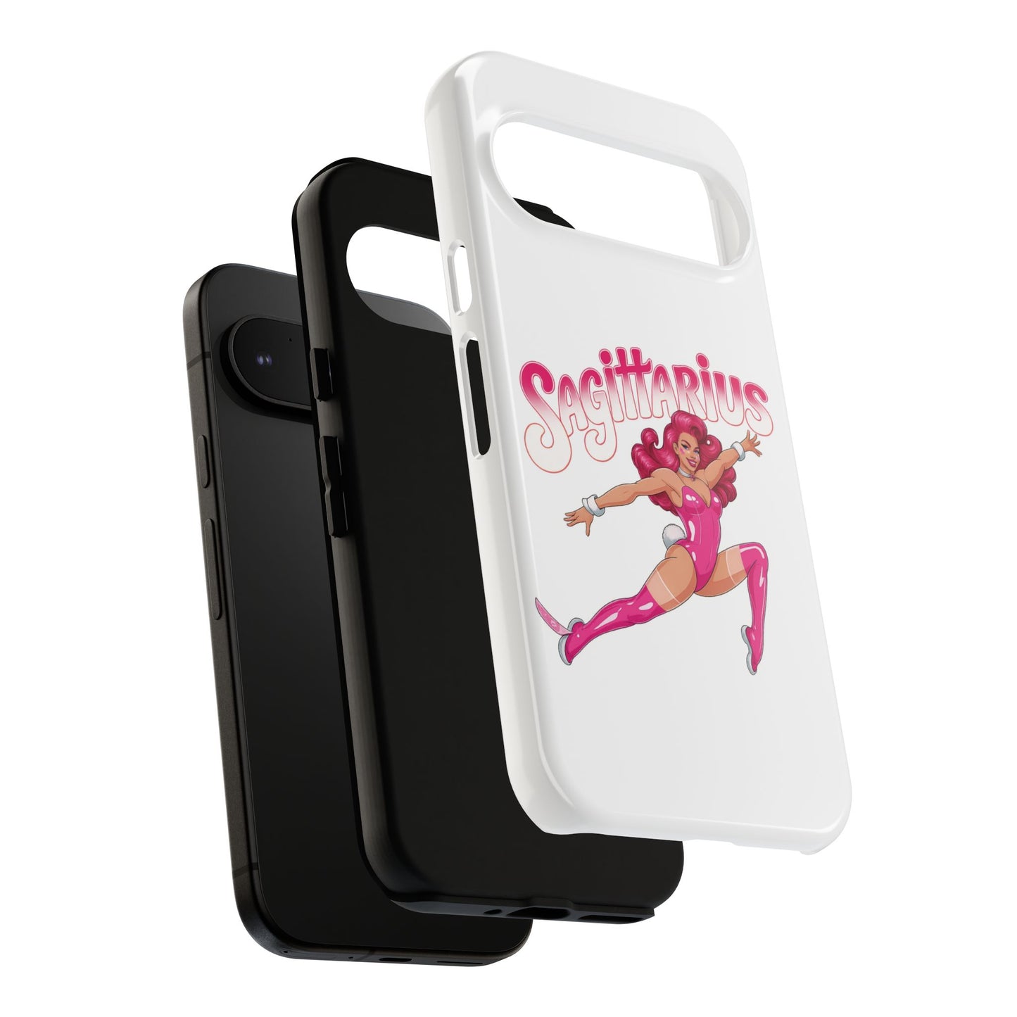 “Sagittarius” phone case Pink Dollar Bill Woman Bunny Costume
