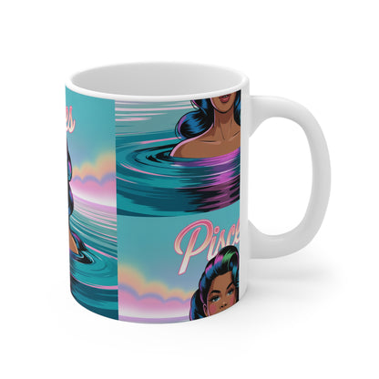 Pisces Zodiac Mug, Astrology Coffee Cup