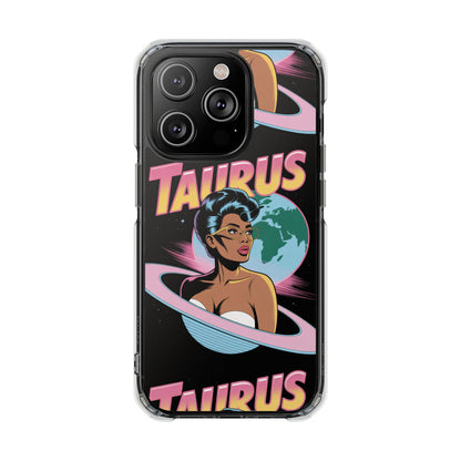 Taurus Phone Case, MagSafe Astrological Impact Case, Zodiac Sign Cover
