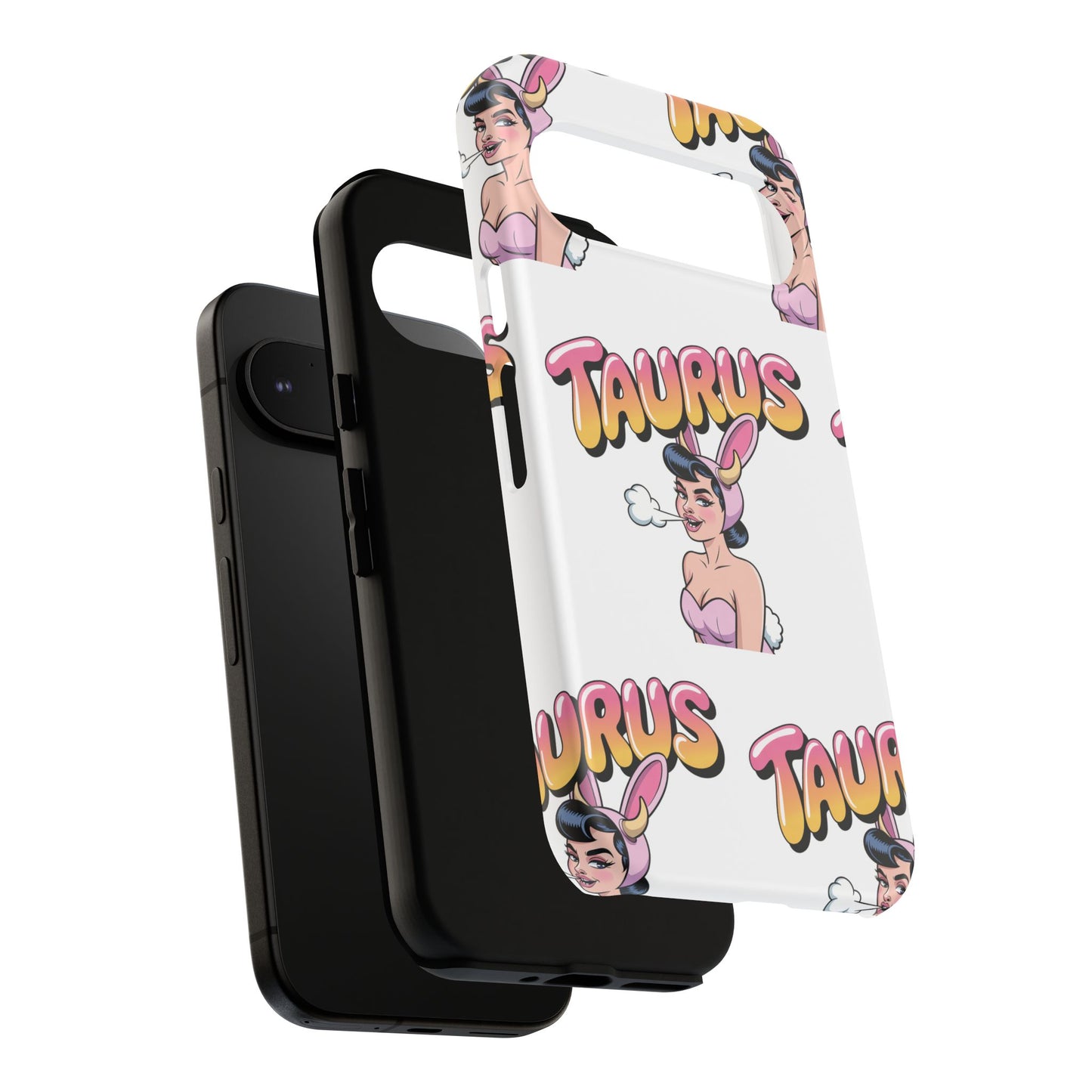 Stylish “Taurus” Phone Case, Cartoon Design