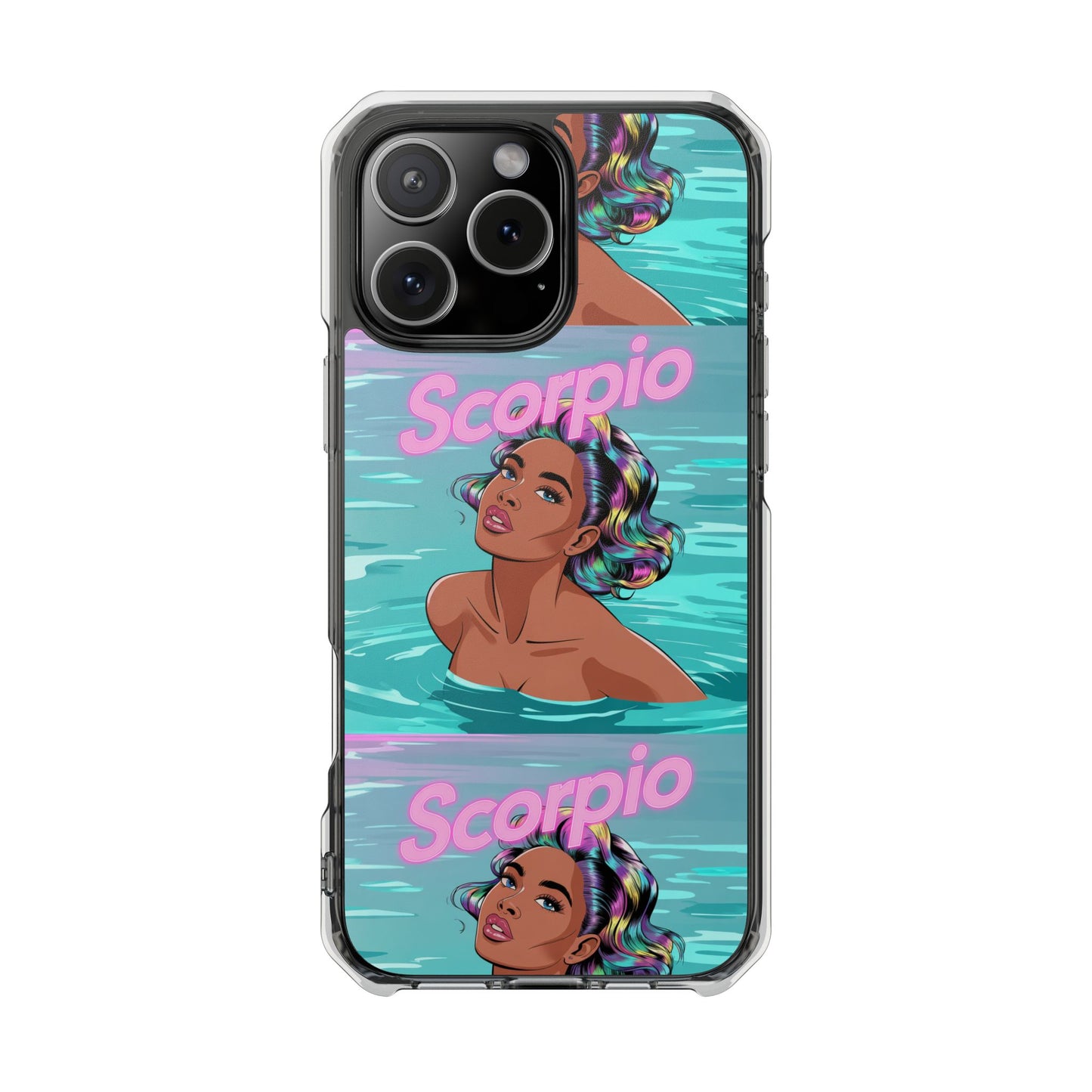 Scorpio Zodiac Clear MagSafe Phone Cases, Horoscope Cases
