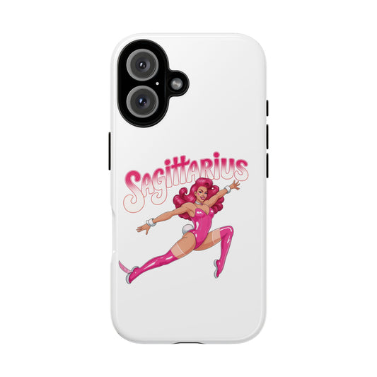 “Sagittarius” phone case Pink Dollar Bill Woman Bunny Costume