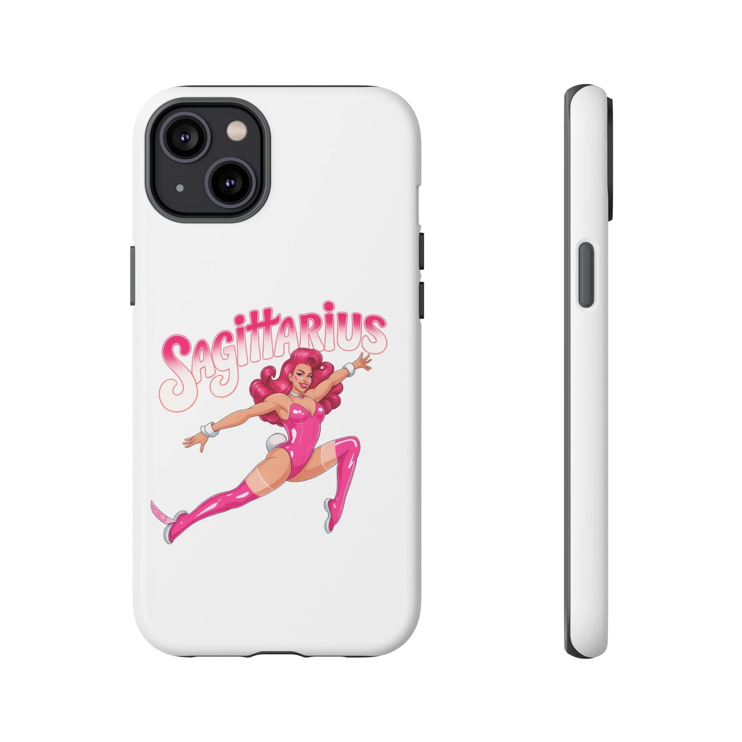 “Sagittarius” phone case Pink Dollar Bill Woman Bunny Costume