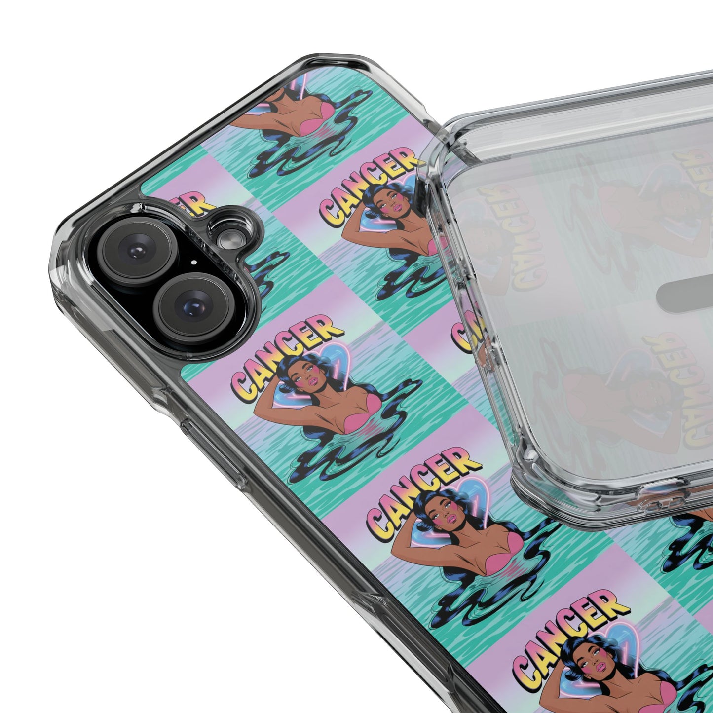 Cancer Zodiac MagSafe Clear Phone Case, Astrology Gift