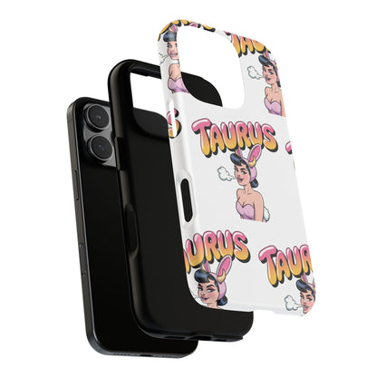Stylish “Taurus” Phone Case, Cartoon Design