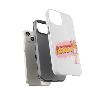 “ARIES” Cute Bunny Phone Case, Tough Phone Cover, Retro Style Case
