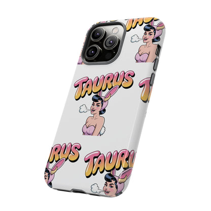 Stylish “Taurus” Phone Case, Cartoon Design