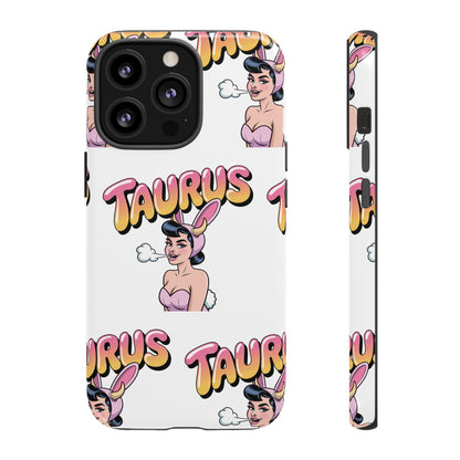 Stylish “Taurus” Phone Case, Cartoon Design