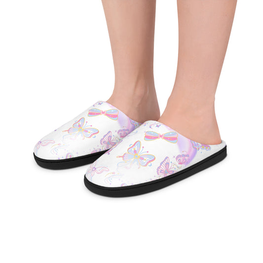 Butterfly Cozy Indoor Slippers, Women's Slippers