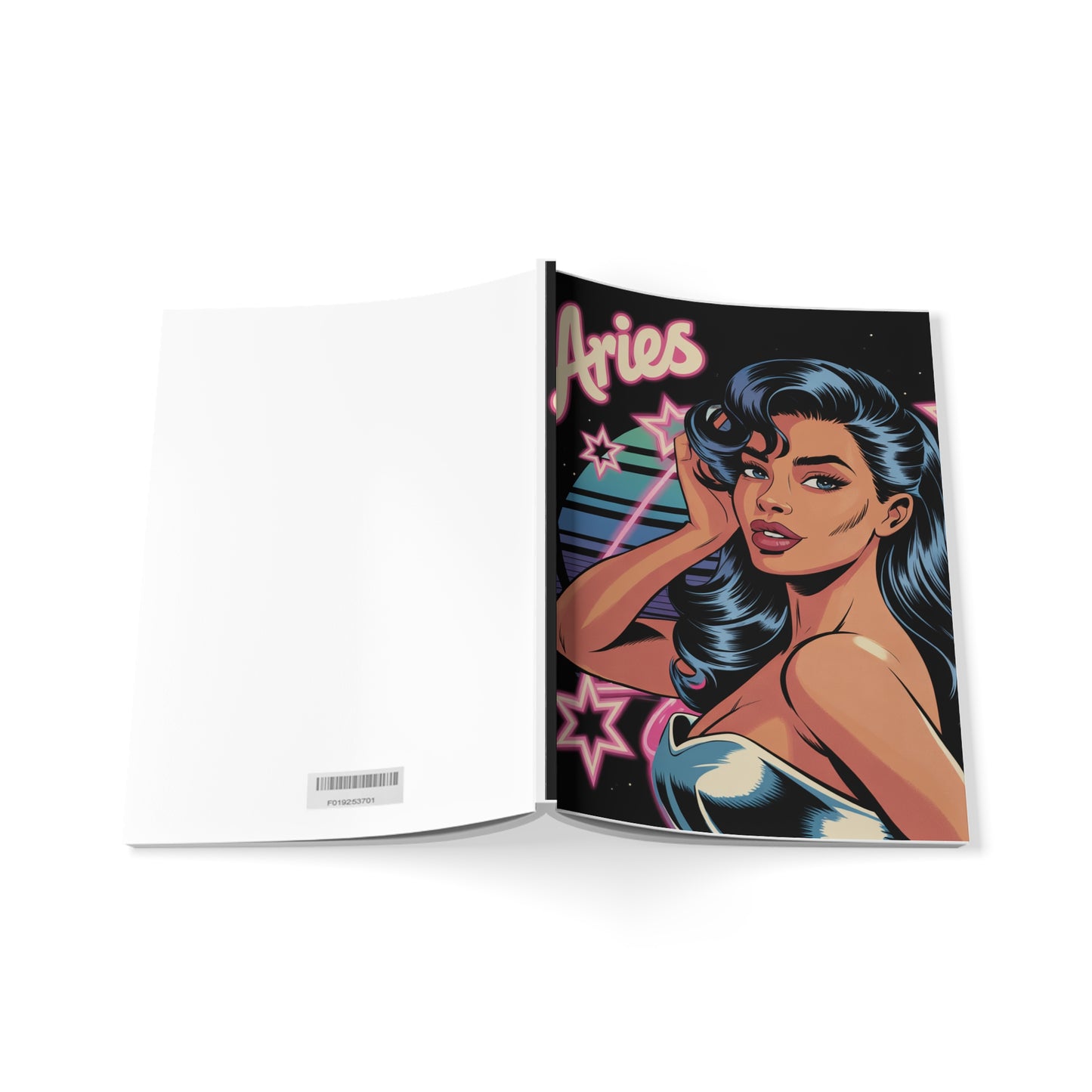 Fire Sign 🔥 Aries Softcover Notebook, Astrology Journal, Gift for Aries