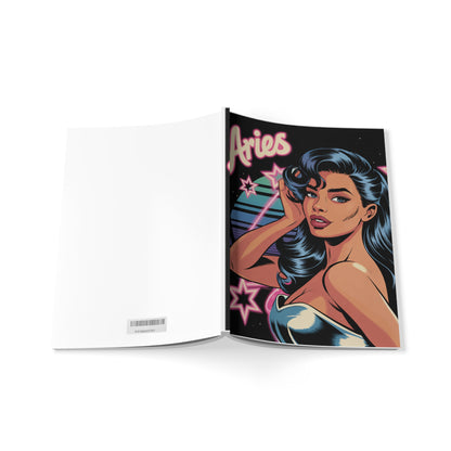 Fire Sign 🔥 Aries Softcover Notebook, Astrology Journal, Gift for Aries