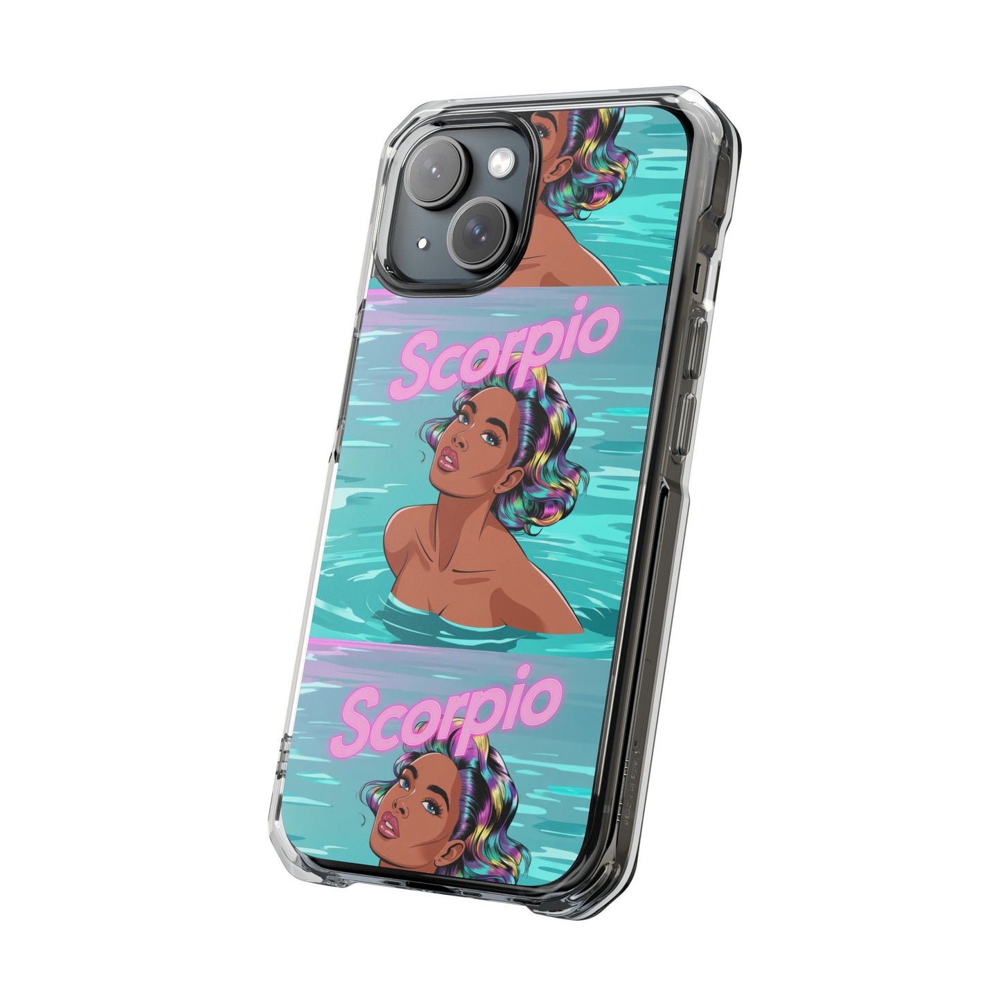 Scorpio Zodiac Clear MagSafe Phone Cases, Horoscope Cases