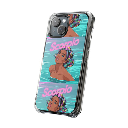Scorpio Zodiac Clear MagSafe Phone Cases, Horoscope Cases