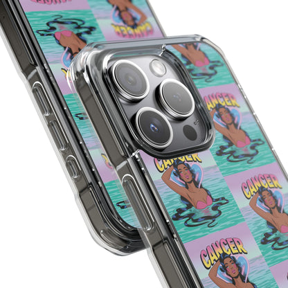 Cancer Zodiac MagSafe Clear Phone Case, Astrology Gift