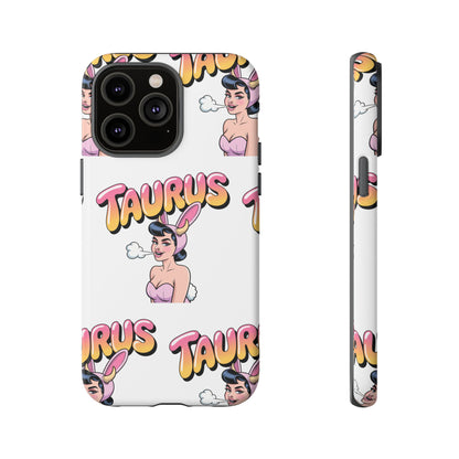 Stylish “Taurus” Phone Case, Cartoon Design