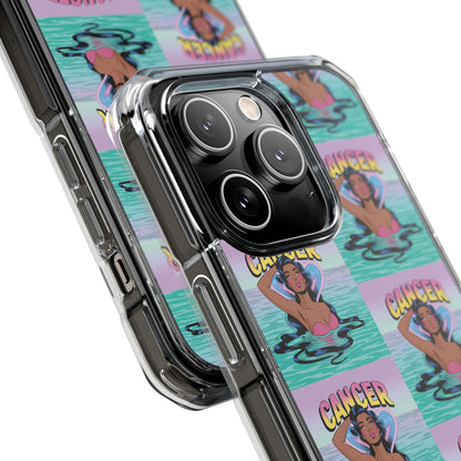 Cancer Zodiac MagSafe Clear Phone Case, Astrology Gift