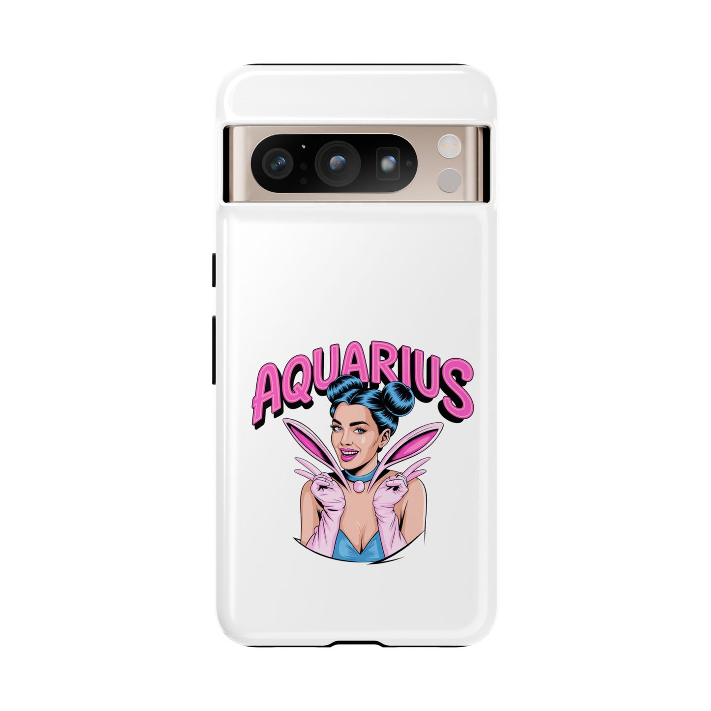 “AQUARIUS” Phone Case with Retro Look