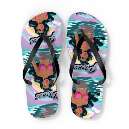 ‘PISCES’ Beach Flip Flops, Summer Footwear