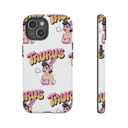 Stylish “Taurus” Phone Case, Cartoon Design