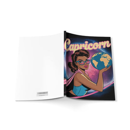 Earth sign 🌏 Capricorn A5 Softcover Notebook, Journal, Sketchbook