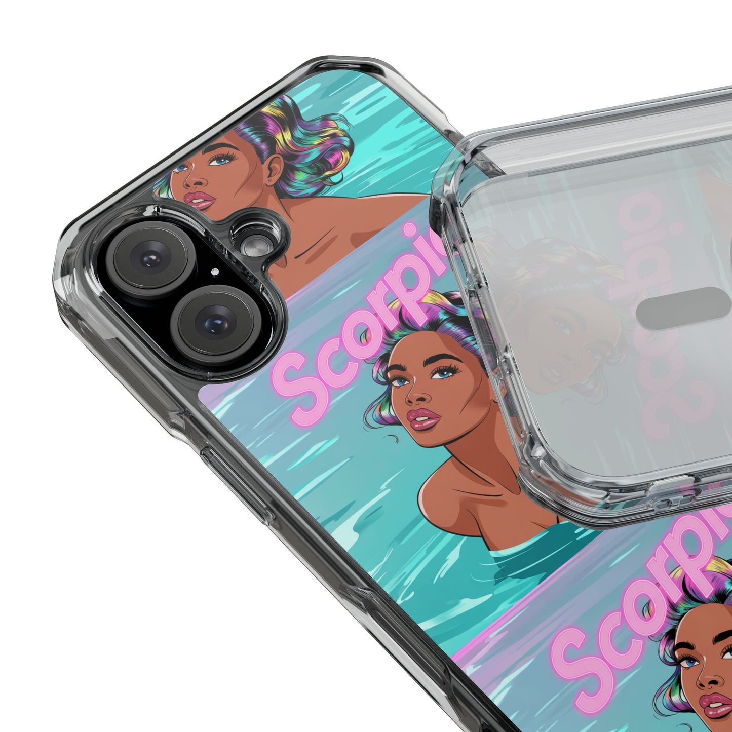 Scorpio Zodiac Clear MagSafe Phone Cases, Horoscope Cases