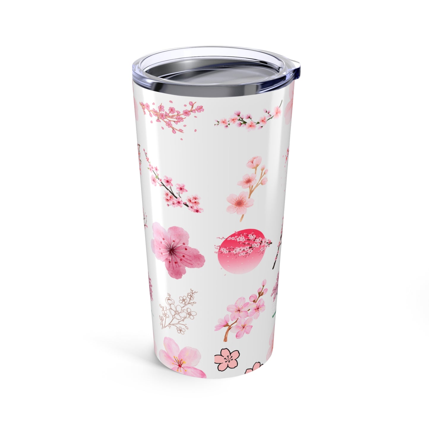 Cherry Blossom Tumbler 20oz | Floral Travel Mug