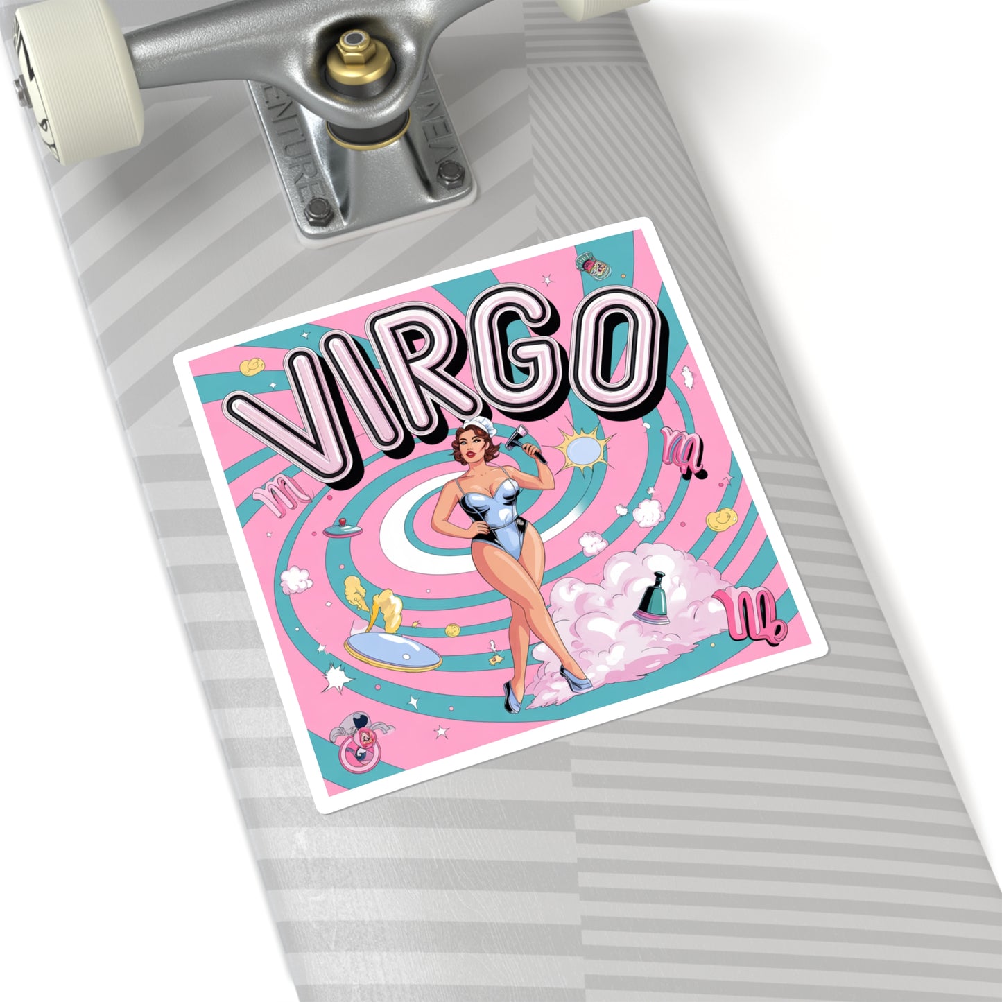 Virgo Square Stickers | Zodiac Stickers for Astrology Lovers