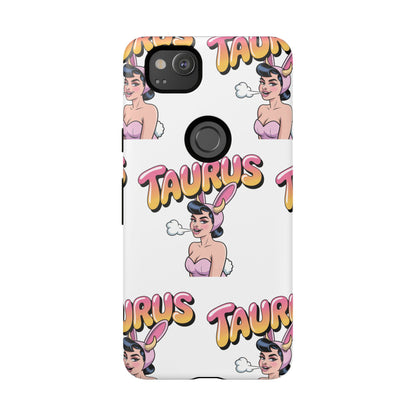 Stylish “Taurus” Phone Case, Cartoon Design
