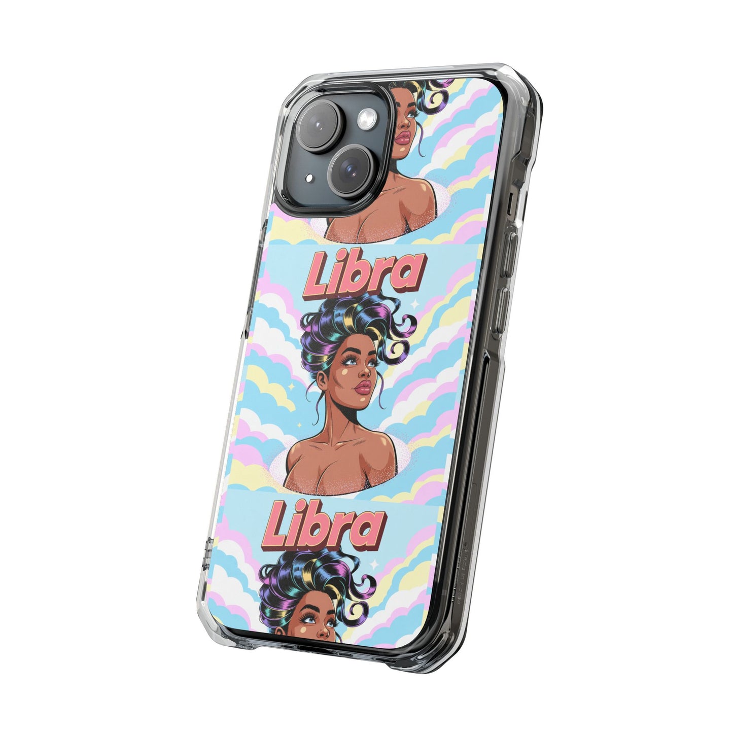 Libra Zodiac Clear MagSafe Phone Case