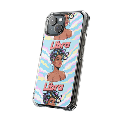 Libra Zodiac Clear MagSafe Phone Case