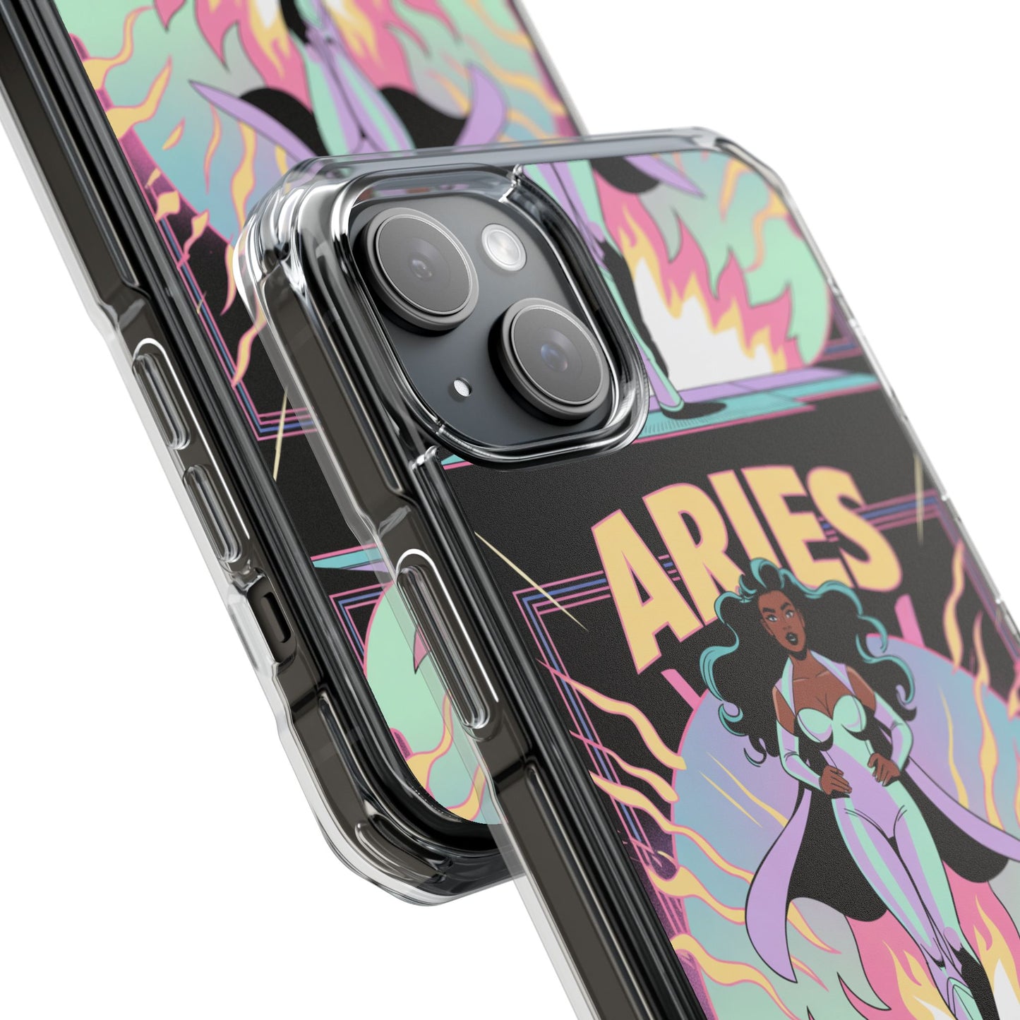 Aries MagSafe Phone Case, Clear Impact Case for Astrology Lovers