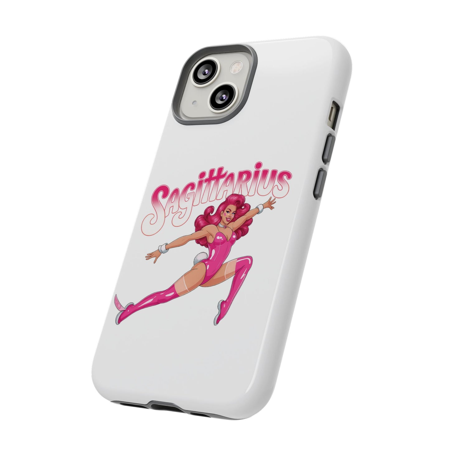 “Sagittarius” phone case Pink Dollar Bill Woman Bunny Costume