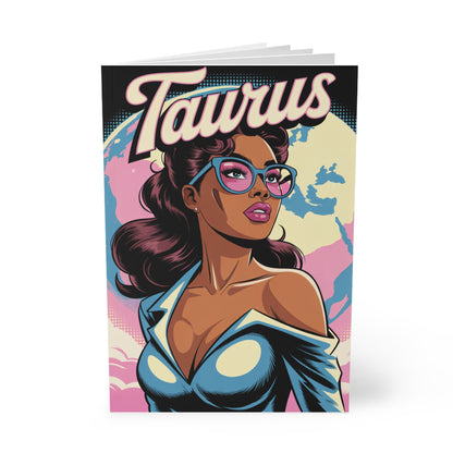 Earth Sign 🌏 Taurus A5 Softcover Notebook, Zodiac Journal