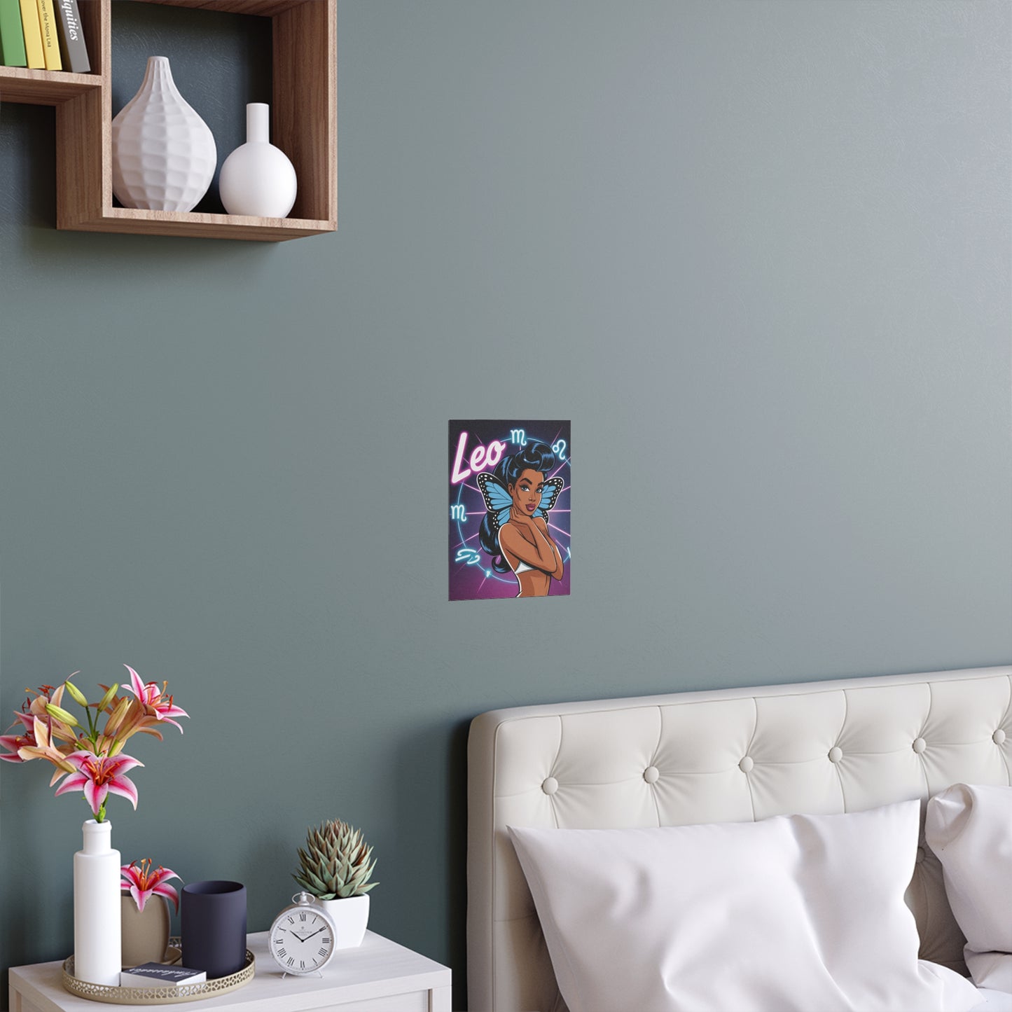 Leo Zodiac Sign Hanging Wall Art Poster