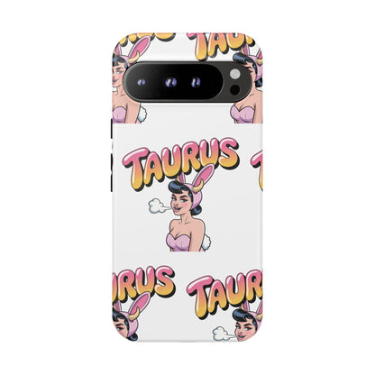 Stylish “Taurus” Phone Case, Cartoon Design
