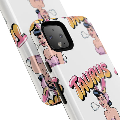 Stylish “Taurus” Phone Case, Cartoon Design